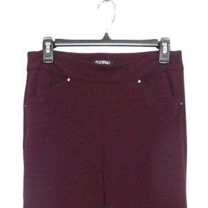 Roz Ali Dress Pants Womens Size 2 Purple Straight‎ Leg Embellished Pockets